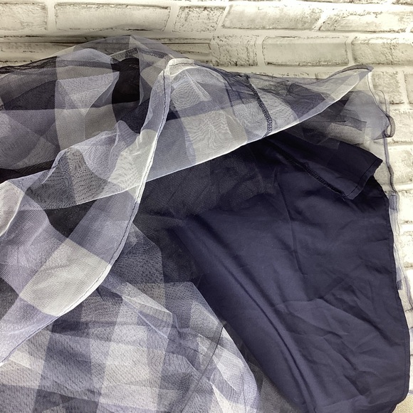 New york & Company Plaid Tulle Tall skirt size Small Tall - Picture 4 of 5